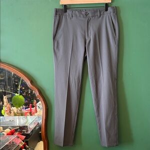 Mizzen+Main Baron Performance Menswear 32x30 Charcoal Chinos Athletic Tapered